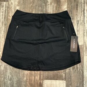 Black Mini Athletic Skirt for Athletic Occasions Size Large